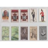 Cigarette cards, Military, a collection of 25 type cards inc. Taddy VC Heroes - Boer War (1, no 62),