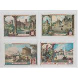 Trade cards, Liebig, Famous Castles, English Language, ref S373, scarce (set, 6 cards) (gd) (6)