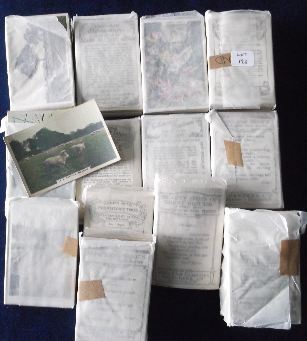 Cigarette cards, Cavenders, a collection of 12 wrapped photographic sets, all 'M' size, all appear