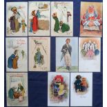 Postcards, Tony Warr Collection, a collection of approx. 46 cards, the majority Tuck published
