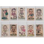 Trade Cards, A & J Donaldson, Sports Favourites (large heads) (nos. 1-90 inc.) (mixed condition fair