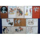 Postcards, Tony Warr Collection, a good collection of approx. 46 cards all published by Marcus