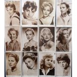 Postcards, Cinema, a good selection of 12 female cinema stars all from Picturegoer series 128 (6)