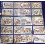 Trade cards, Liebig, four scarce Dutch Language issue sets, Inns ref S755, Butter ref S760,