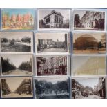 Postcards, London suburbs, a selection of 66 cards of West London with many RP street scenes