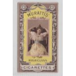Cigarette card, Muratti, Beauties, 'CHOAB', plain back, 'P' size, ref H21, picture no 26 (back