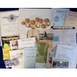 Ephemera, a large qty. of assorted ephemera to include postcards, greetings cards, scraps, luggage