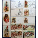 Postcards, Tony Warr Collection, a small selection of 13 cards published by Tuck mostly early