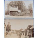 Postcards, Hertfordshire, 2 RP's of Bricket Wood, Herts, showing Gray's Pleasure Grounds (