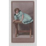 Cigarette card, Churchman's, Beauties, CHOAB, type card Ref H21, picture no 28, 'Silver Wreath' back