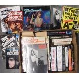 Rolling Stones, 35+ hard backed and paper backed books all relating to The Rolling Stones e.g. '