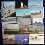 Photographs and Postcards, selection of modern aviation postcards and photos, inc. approx. 100