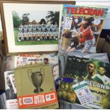 Football, collection of various items, mostly 1990s onwards inc. several England away match