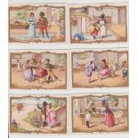 Trade cards, Liebig, Masked Ball, ref S404 (set, 6 cards) (vg) (6)