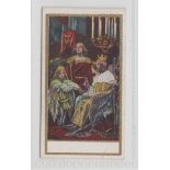 Cigarette card, Taddy, Coronation Series, type card no 7 with blank title panel to front (one