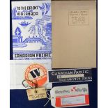 Ephemera, Canadian Pacific shipping brochure for initial voyage of RMS Empress of Russia 1st April