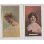 Cigarette cards, Phillips, Actresses, 'C' Series, (Teapot), two type cards, no 104 (age toning, o/