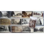 Postcards, London suburbs, a collection of 66 cards of West London with many RP street scenes