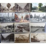 Postcards, Northern England, approx. 100 cards in total, Yorkshire, Hull 50+ cards inc. Russian