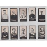 Cigarette cards, Smith's, Footballers (Titled, light blue backs), 16 type cards, all Yorkshire