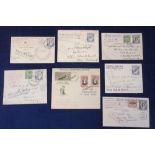 Postal History, Tonga, a collection of 7 Tin Can Mail covers, 1930's, all sent from Niuafoo Island