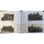 Railway Engine Photographs, a modern album containing approx. 200 mixed age photographs (mostly b/