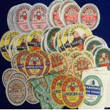 Beer labels, Marstons, Burton on Trent, a selection of 10 different Marston pre-contents labels,