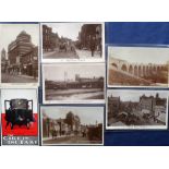 Postcards, Hertfordshire, a selection of 7 cards of Watford (6 RP's). RP's include Market Place (