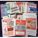 Football programmes, a collection of 96, 1950's (33) /60's (63) issues, various Clubs inc. Brentford