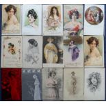 Postcards, Tony Warr Collection, a mixed subject selection of approx. 70 cards, the majority Glamour