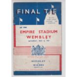 Rugby League programme, Rugby League Challenge Cup Final 1937, Keighley v Widnes 8 May, played at