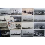 Postcards, Shipping, a collection of 110+ cards, early 1900-1960's, RP's and printed, some colour,