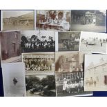 Postcards, Social History selection of approx. 70 cards, mainly RP's inc. Transport, Railways,