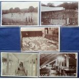 Postcards, Middlesex, an interesting RP selection of 5 cards of Duck Farm, Harrow Weald all