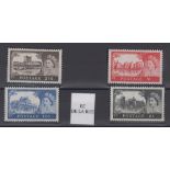 Stamps, GB, 1955-1958 Castles De La Rue, SG536-539, unmounted mint, catalogue value £670