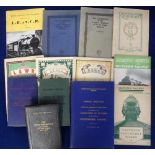 Railwayana Ephemera, rule books, general staff instructions etc. for Southern Railway, L.N.E.R.