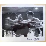 Boxing, two albums of boxing photographs, mixture of b/w and colour images, various sizes, some