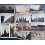 Postcards, London suburbs, a West London selection of 21 RP's including Hammersmith, Paddington,
