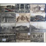 Postcards, Bristol events, 13 cards, RP's & printed, Royal visit (3), Royal Agricultural Show 1913 &