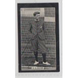 Cigarette card, Smith's, Champions of Sport, type card, no 34, Golf, Harold H Hilton (possible sl