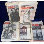 Music Memorabilia, small collection of music newspapers from 1978 to 1980, NME (22), Sounds (14),
