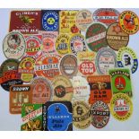 Beer labels, a mixed selection of 31 labels (including 3 with contents), various shapes, sizes and