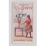 Cigarette card, Taddy, Clowns & Circus Artistes, type card, Girl with balancing Goat, ref H414,