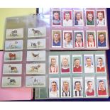 Cigarette Cards, Wills, a collection of 22 sets in 2 albums inc. Animalloys, Radio Celebrities A-