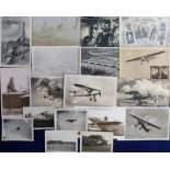 Postcards, Aviation selection 1910-1945, Postcards (13) inc. RP's VC Hucks in Bleriot Mono-Plane,