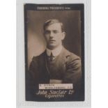 Cigarette card, John Sinclair, Football Favourites, type card, no 56, 'Aitken, Middlesboro F.C.' (