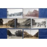Postcards, London suburbs, a selection of 6 RP's including Portland Rd South Norwood, Dulwich