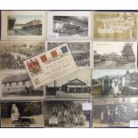 Postcards, Wiltshire, a collection of 13 cards inc. 6 RP's noted Tram Car Disaster Swindon 1906 (1