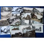 Postcards, Surrey, Post Offices, a collection of 25 cards of post offices RP's and printed inc. RP's