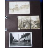 Postcards, Middlesex, a collection of approx. 110 cards inc. 65 RP's all of Stanmore inc. Railway